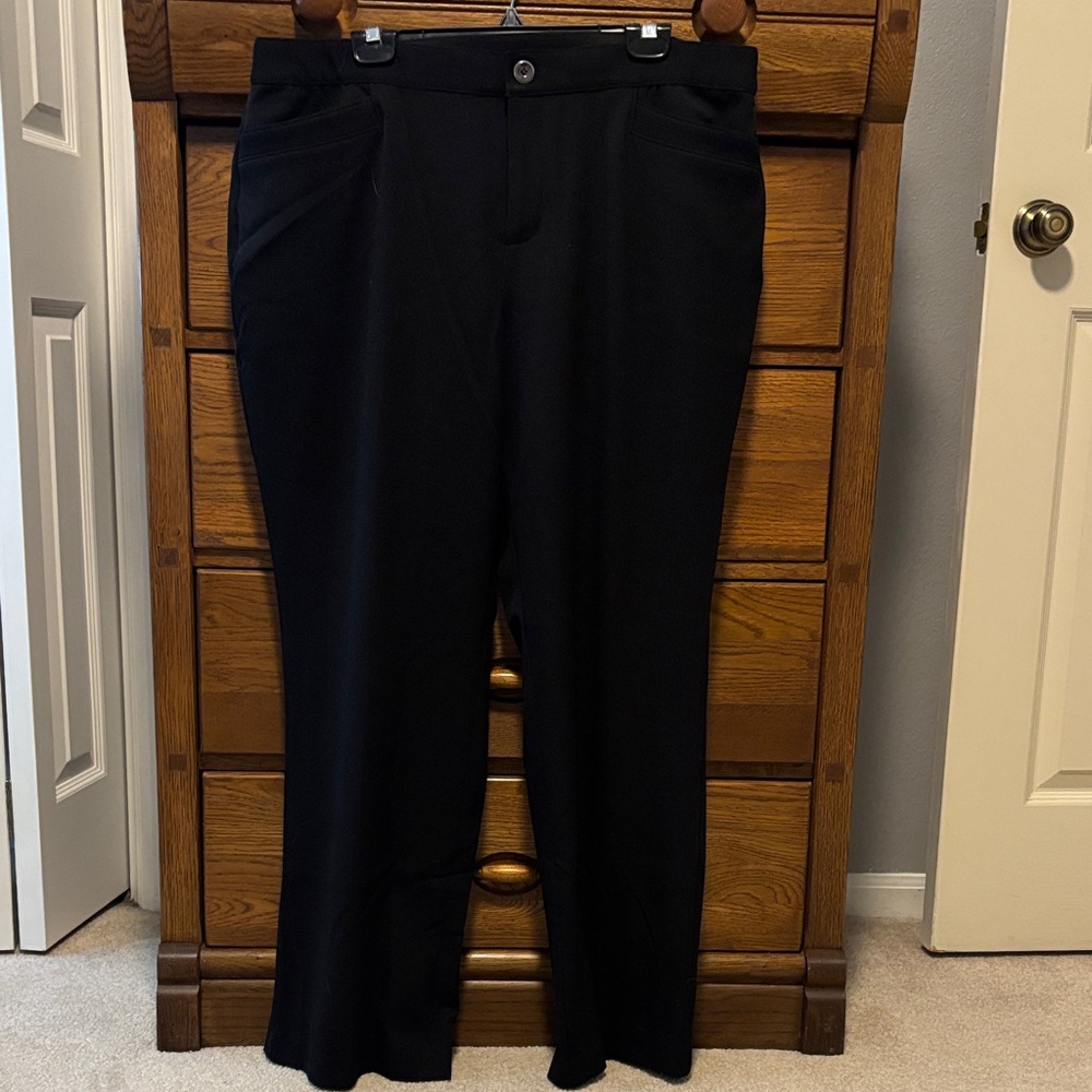 CJ Banks Trouser Pants Black Women’s Size 18W